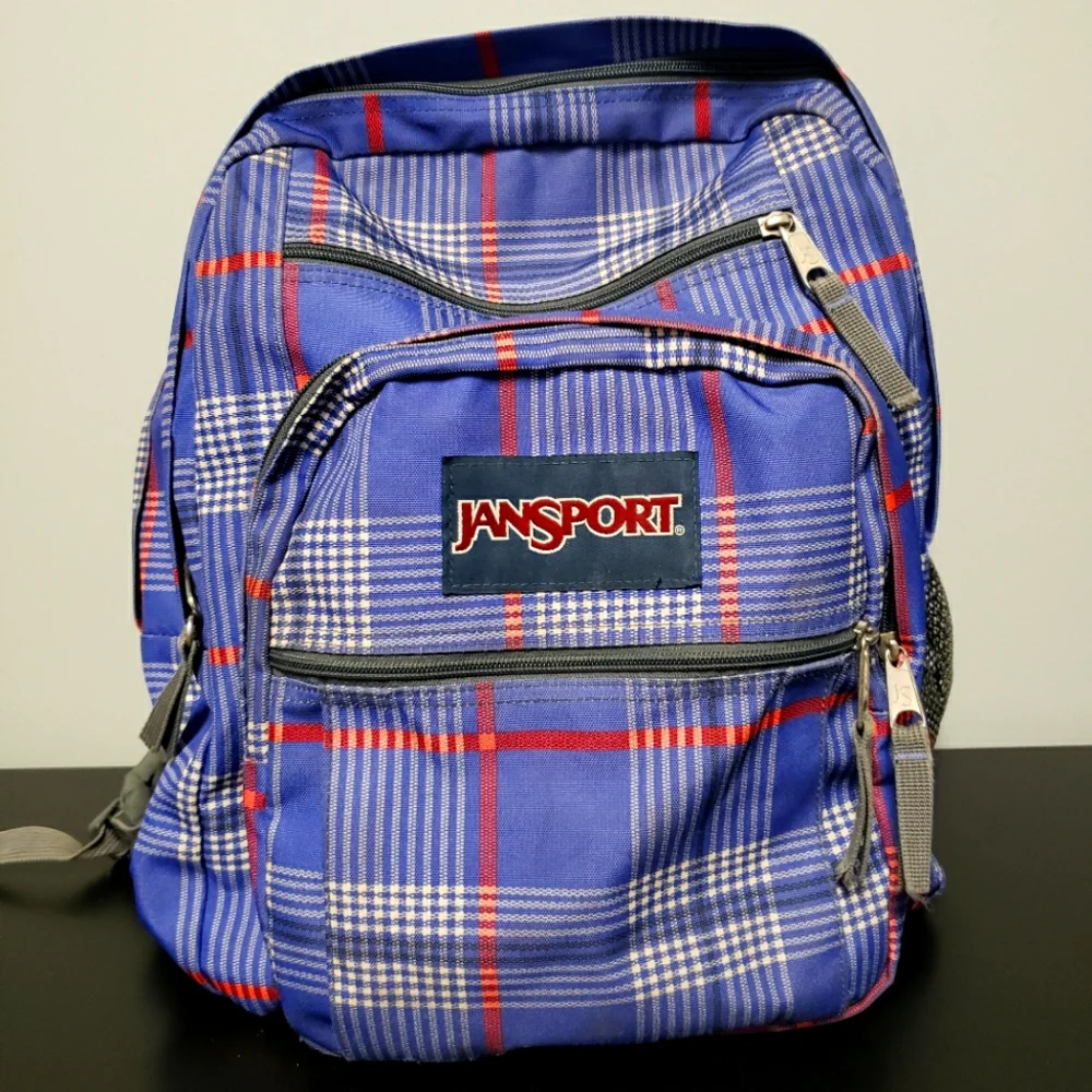 jansport backpack blue plaid Jansport | Bags | Jansport Big Student Plaid Backpack